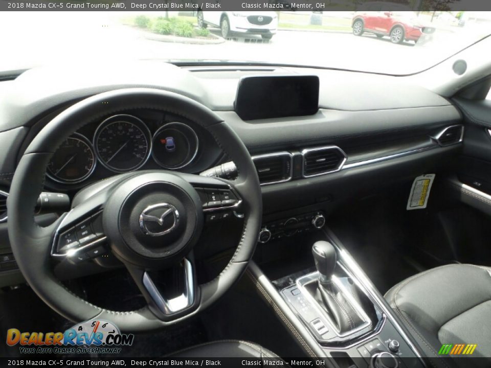2018 Mazda CX-5 Grand Touring AWD Deep Crystal Blue Mica / Black Photo #3