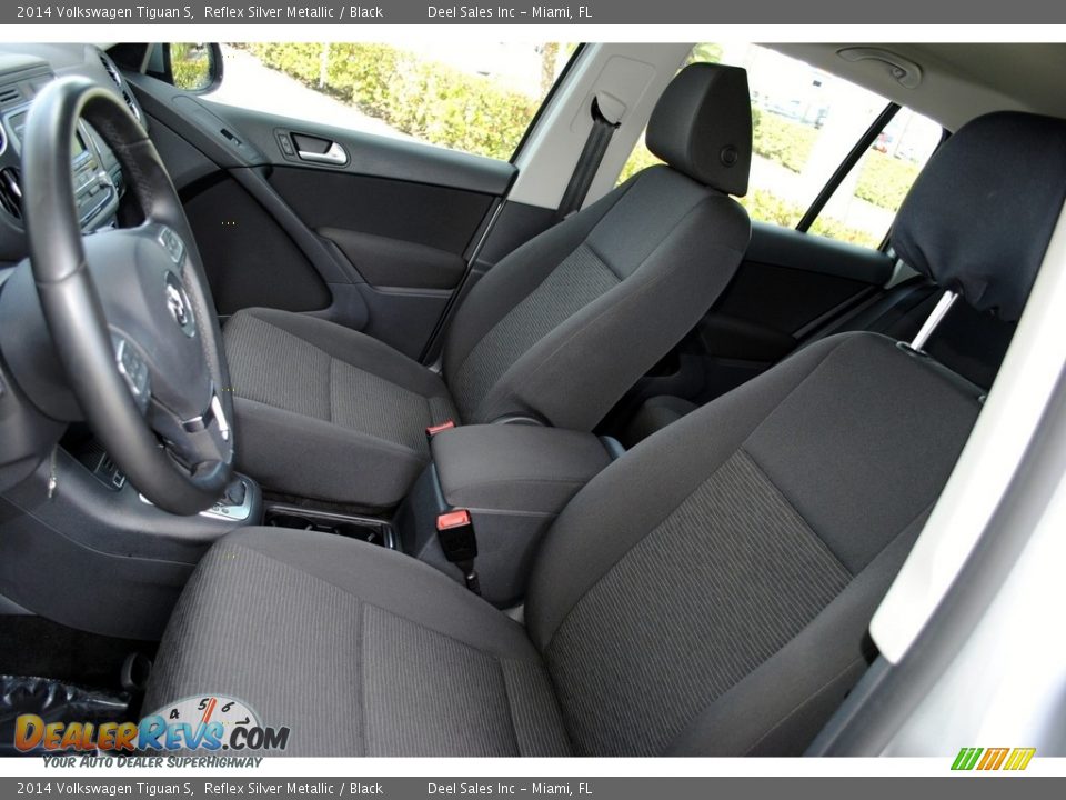 2014 Volkswagen Tiguan S Reflex Silver Metallic / Black Photo #12