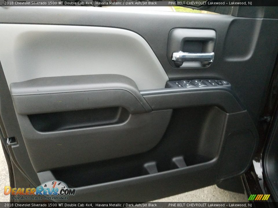 2018 Chevrolet Silverado 1500 WT Double Cab 4x4 Havana Metallic / Dark Ash/Jet Black Photo #6