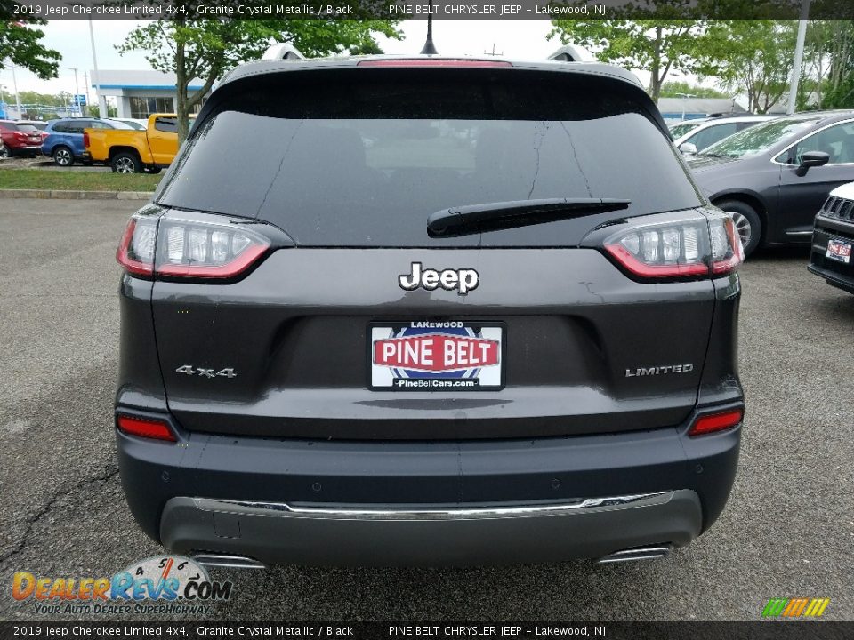 2019 Jeep Cherokee Limited 4x4 Granite Crystal Metallic / Black Photo #5