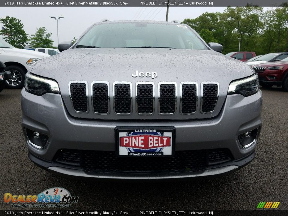2019 Jeep Cherokee Limited 4x4 Billet Silver Metallic / Black/Ski Grey Photo #2