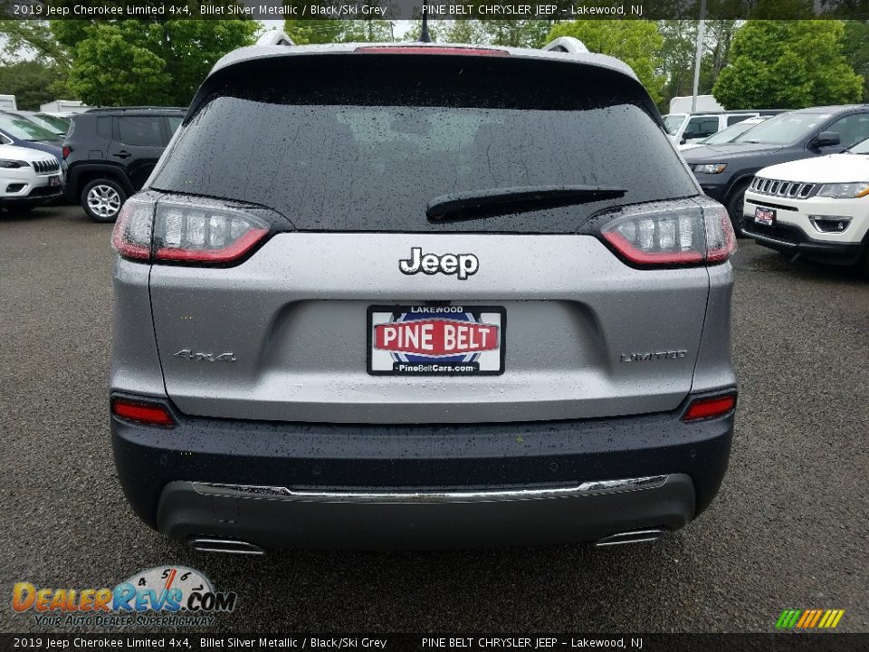 2019 Jeep Cherokee Limited 4x4 Billet Silver Metallic / Black/Ski Grey Photo #5