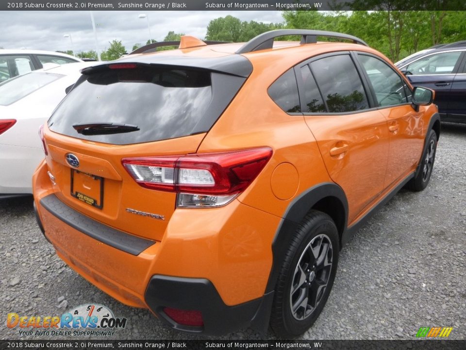 2018 Subaru Crosstrek 2.0i Premium Sunshine Orange / Black Photo #2
