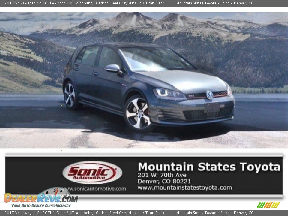 2017 Volkswagen Golf GTI 4-Door 2.0T Autobahn Carbon Steel Gray Metallic / Titan Black Photo #1