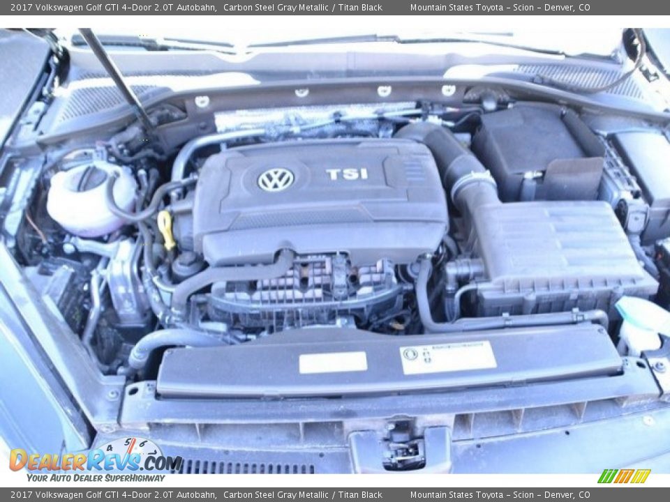 2017 Volkswagen Golf GTI 4-Door 2.0T Autobahn Carbon Steel Gray Metallic / Titan Black Photo #9