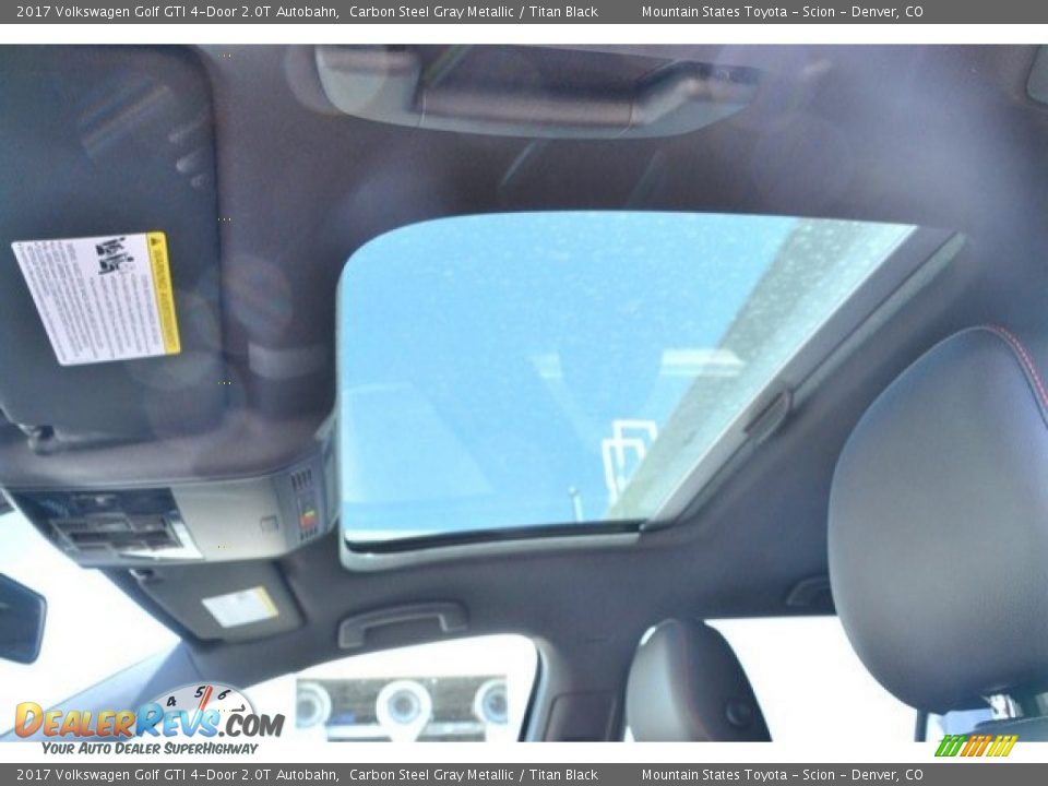 2017 Volkswagen Golf GTI 4-Door 2.0T Autobahn Carbon Steel Gray Metallic / Titan Black Photo #10