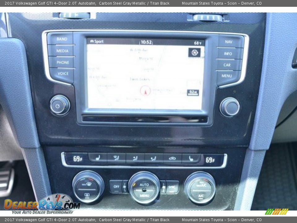 2017 Volkswagen Golf GTI 4-Door 2.0T Autobahn Carbon Steel Gray Metallic / Titan Black Photo #11