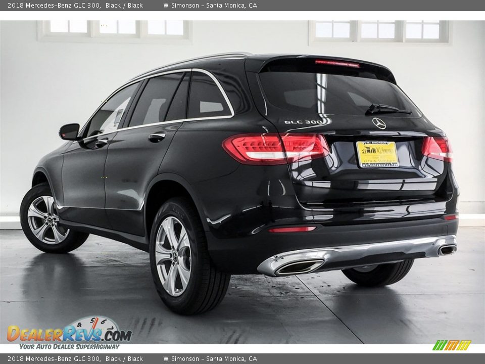 2018 Mercedes-Benz GLC 300 Black / Black Photo #3