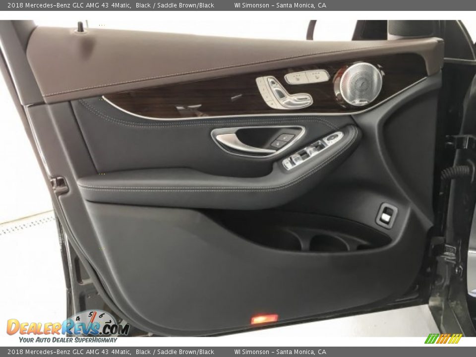 2018 Mercedes-Benz GLC AMG 43 4Matic Black / Saddle Brown/Black Photo #26