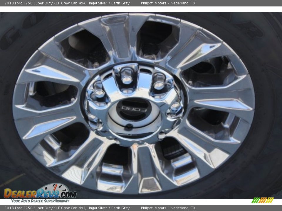 2018 Ford F250 Super Duty XLT Crew Cab 4x4 Ingot Silver / Earth Gray Photo #4