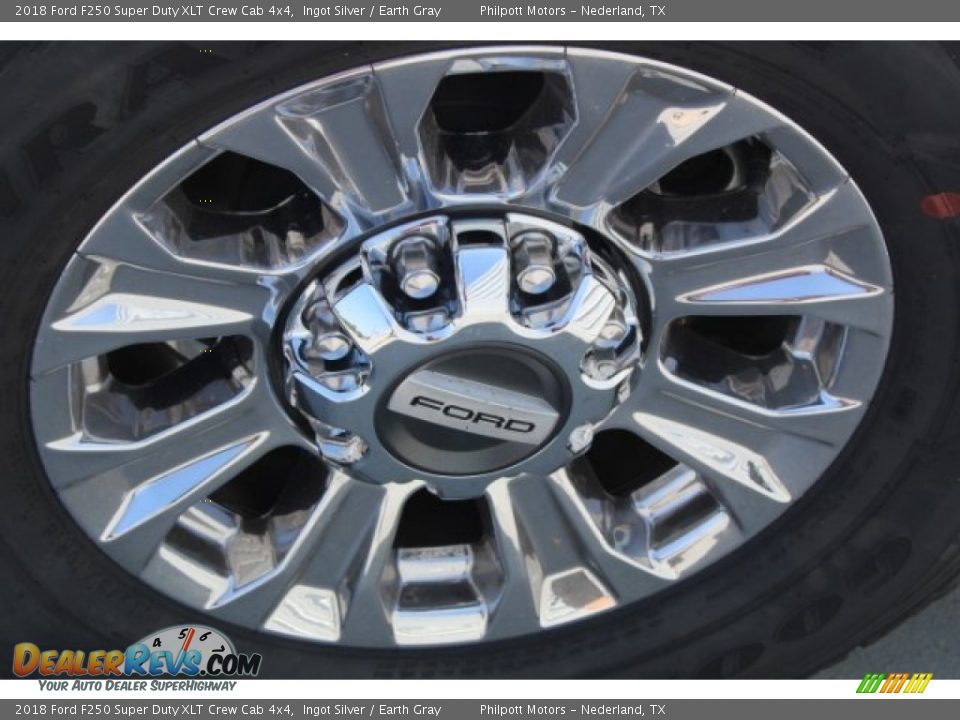 2018 Ford F250 Super Duty XLT Crew Cab 4x4 Ingot Silver / Earth Gray Photo #5