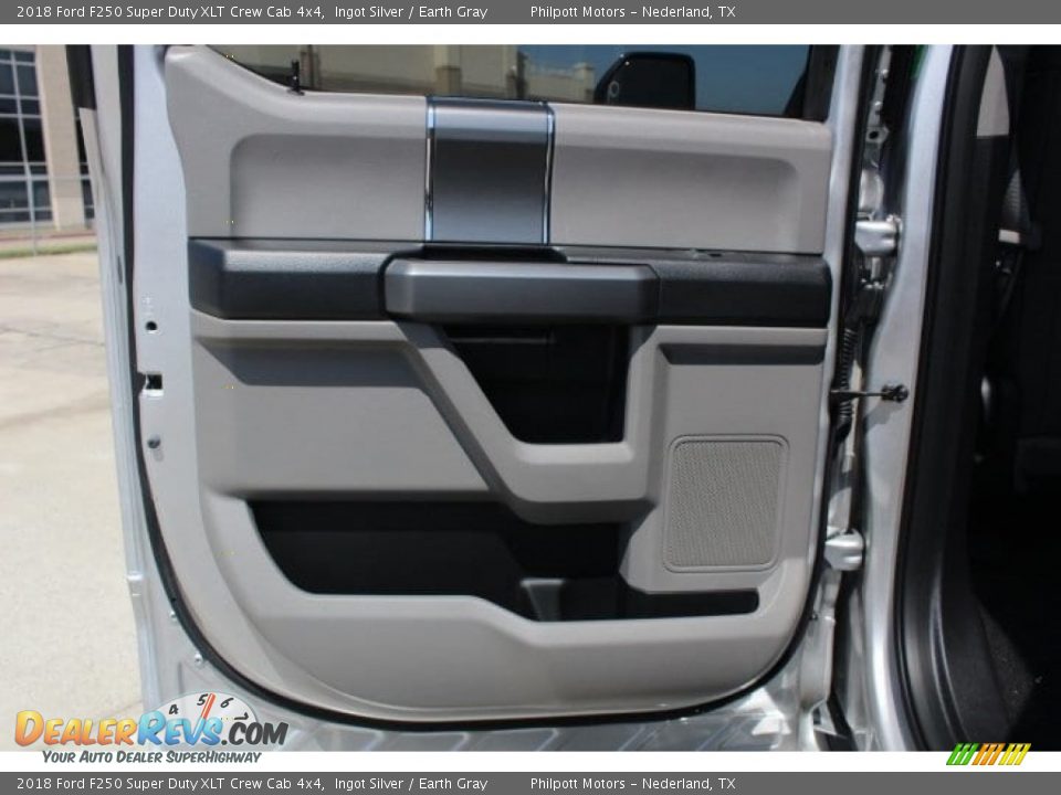 2018 Ford F250 Super Duty XLT Crew Cab 4x4 Ingot Silver / Earth Gray Photo #22