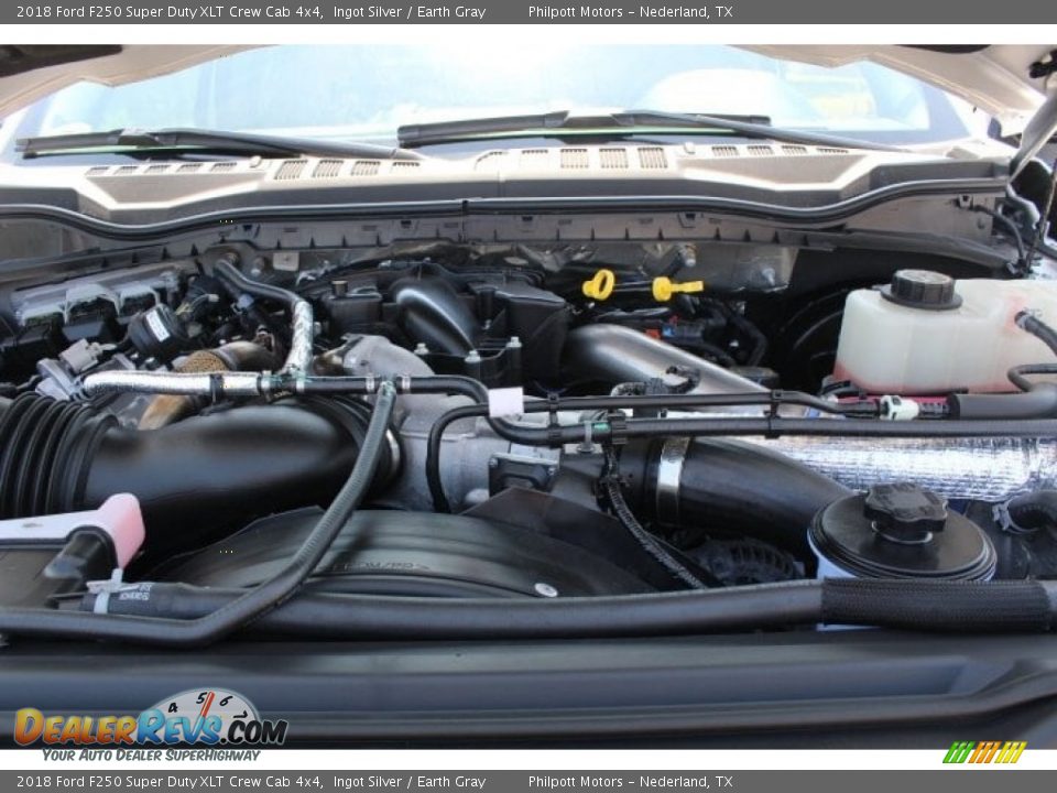 2018 Ford F250 Super Duty XLT Crew Cab 4x4 Ingot Silver / Earth Gray Photo #33