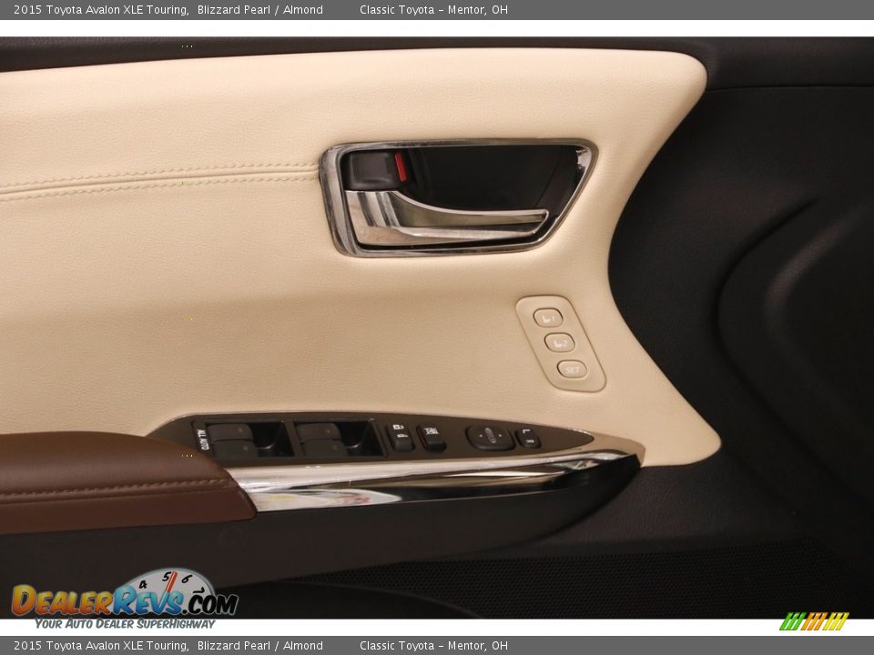 2015 Toyota Avalon XLE Touring Blizzard Pearl / Almond Photo #5