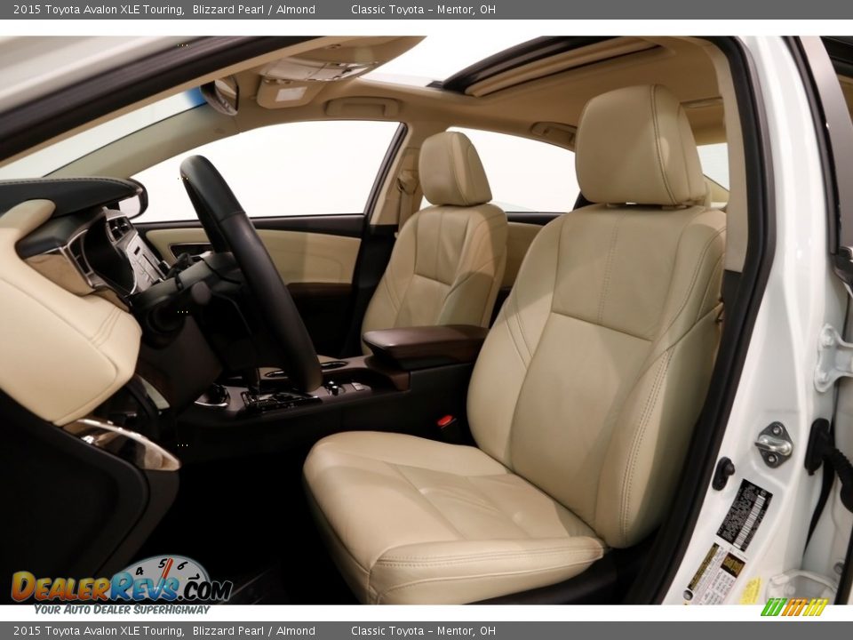 2015 Toyota Avalon XLE Touring Blizzard Pearl / Almond Photo #6