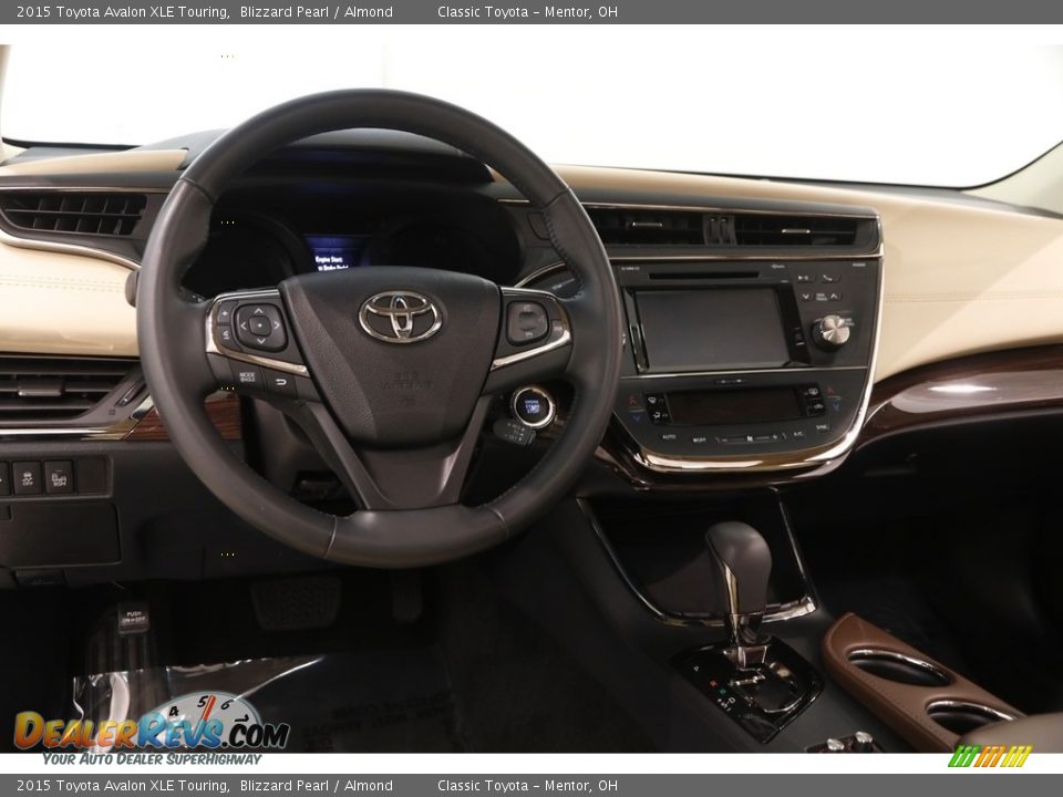 2015 Toyota Avalon XLE Touring Blizzard Pearl / Almond Photo #7