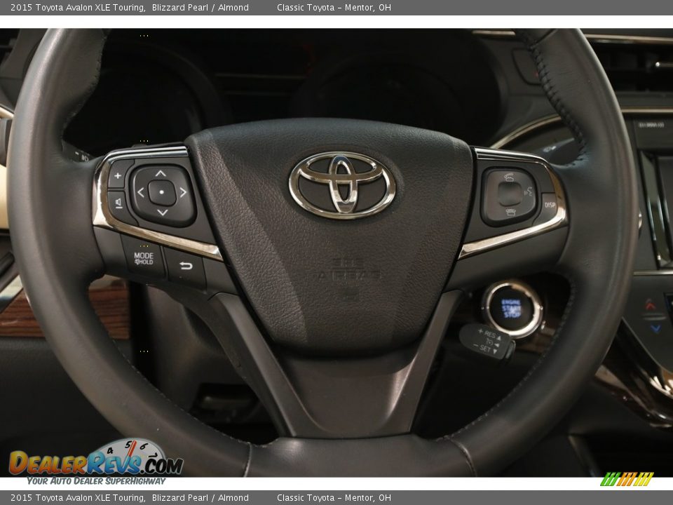 2015 Toyota Avalon XLE Touring Blizzard Pearl / Almond Photo #8