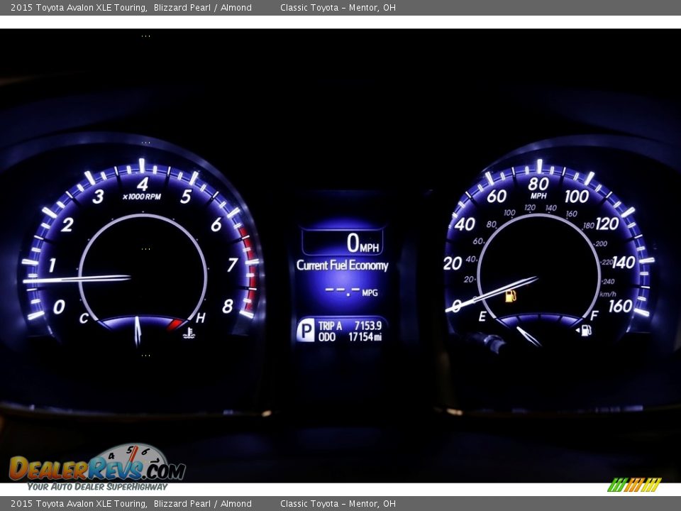 2015 Toyota Avalon XLE Touring Blizzard Pearl / Almond Photo #9