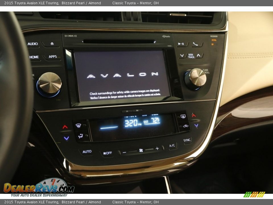 2015 Toyota Avalon XLE Touring Blizzard Pearl / Almond Photo #10