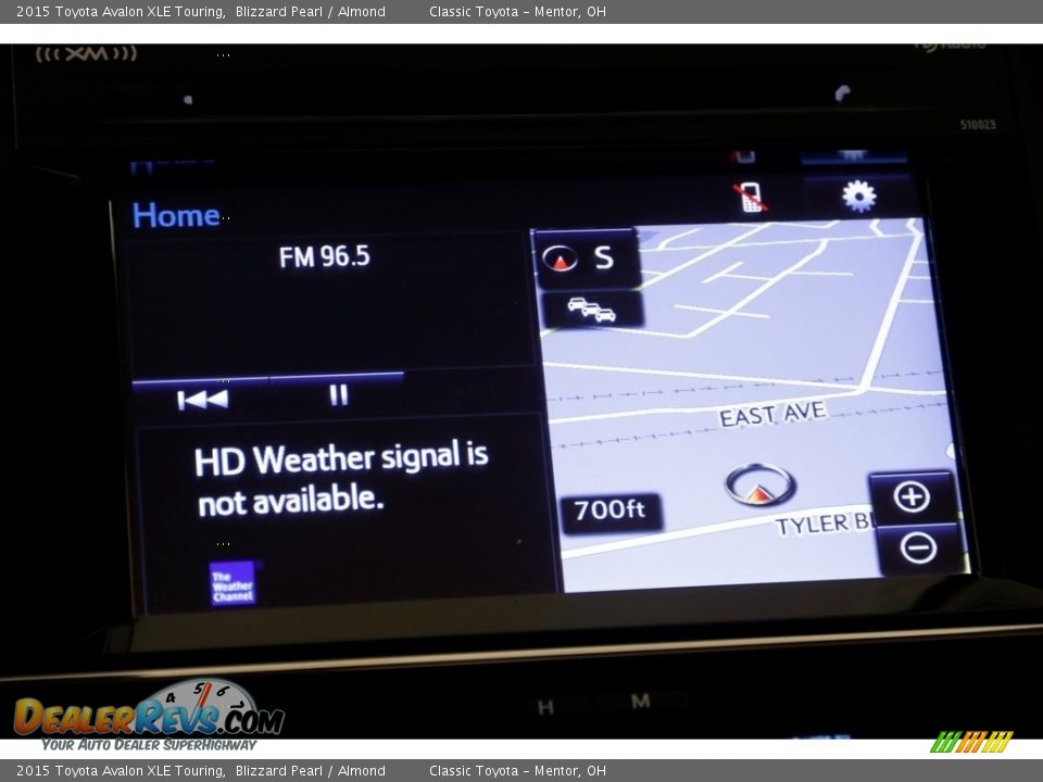 2015 Toyota Avalon XLE Touring Blizzard Pearl / Almond Photo #11