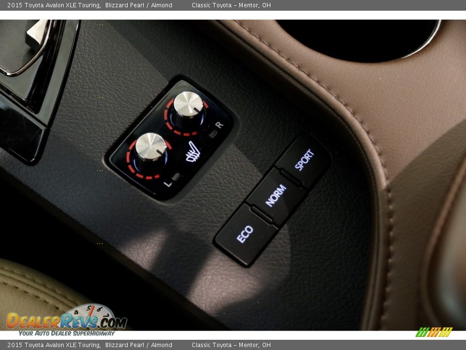 2015 Toyota Avalon XLE Touring Blizzard Pearl / Almond Photo #14