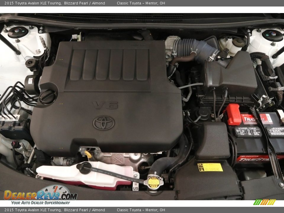 2015 Toyota Avalon XLE Touring Blizzard Pearl / Almond Photo #20