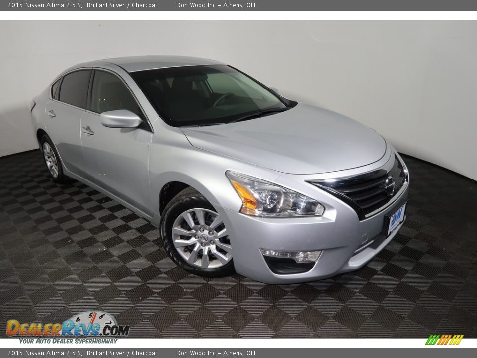 2015 Nissan Altima 2.5 S Brilliant Silver / Charcoal Photo #6