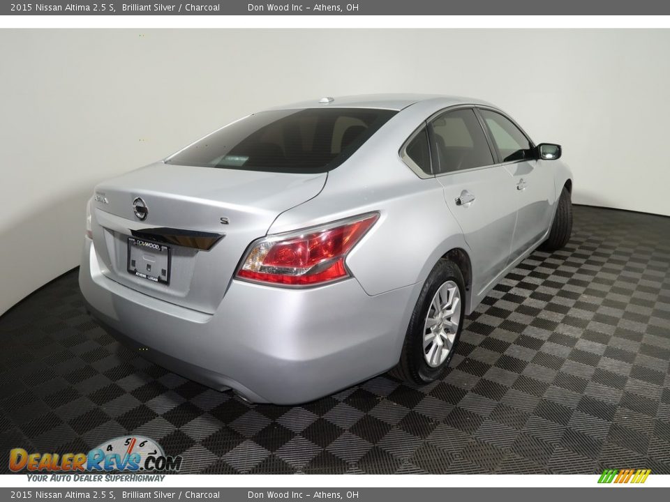 2015 Nissan Altima 2.5 S Brilliant Silver / Charcoal Photo #15