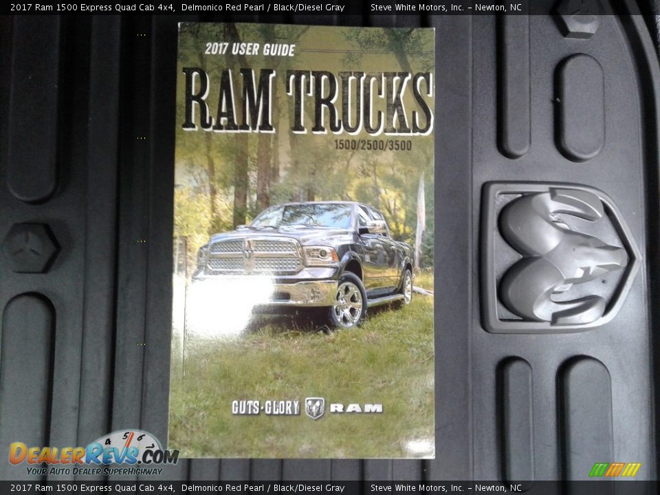 2017 Ram 1500 Express Quad Cab 4x4 Delmonico Red Pearl / Black/Diesel Gray Photo #27