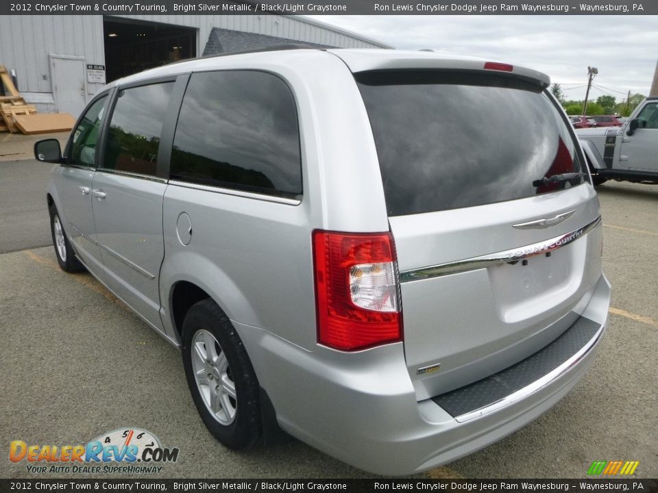 2012 Chrysler Town & Country Touring Bright Silver Metallic / Black/Light Graystone Photo #3