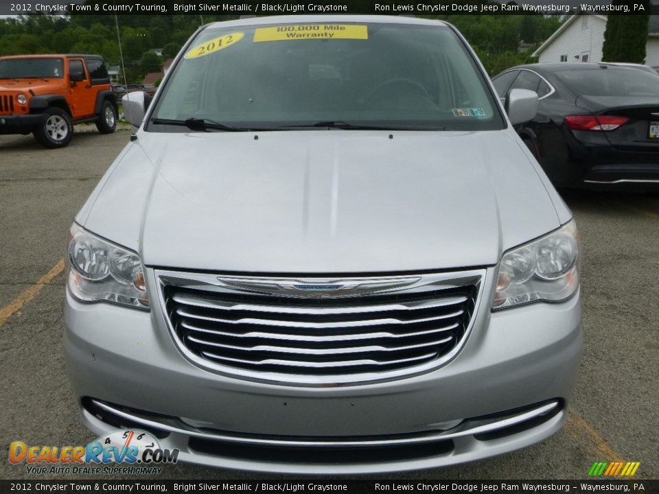 2012 Chrysler Town & Country Touring Bright Silver Metallic / Black/Light Graystone Photo #8