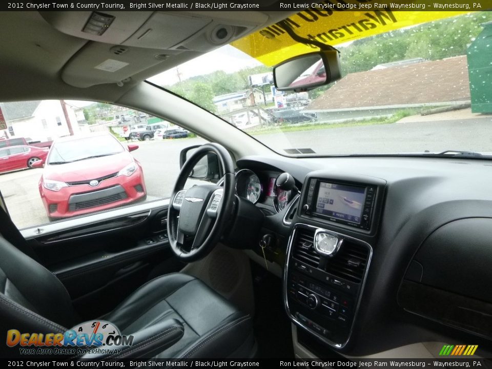 2012 Chrysler Town & Country Touring Bright Silver Metallic / Black/Light Graystone Photo #12
