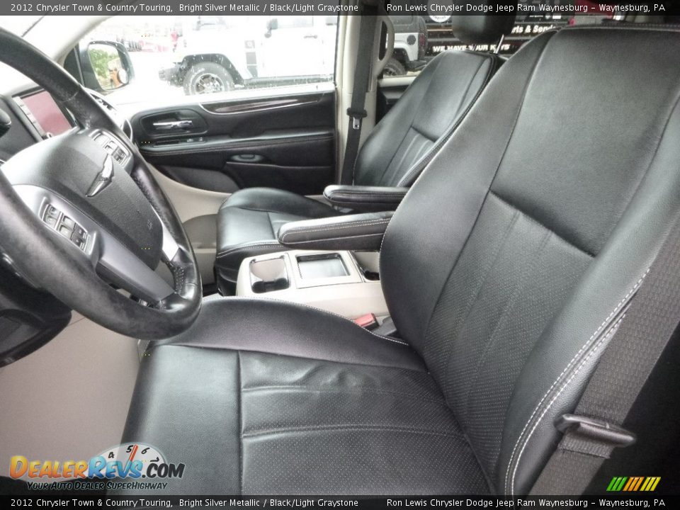 2012 Chrysler Town & Country Touring Bright Silver Metallic / Black/Light Graystone Photo #17