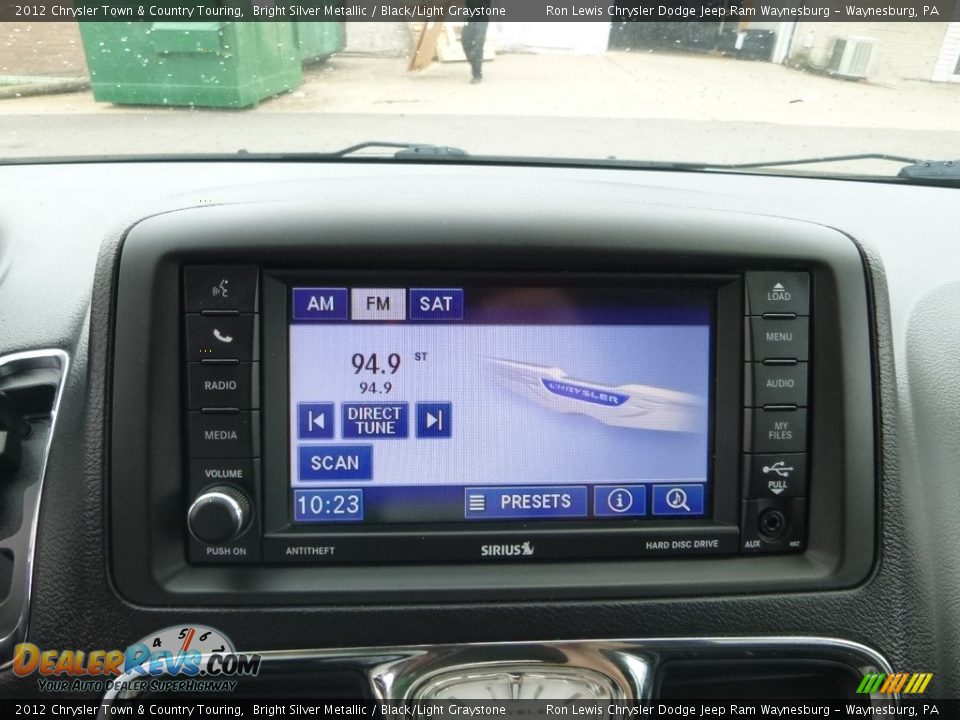 2012 Chrysler Town & Country Touring Bright Silver Metallic / Black/Light Graystone Photo #19