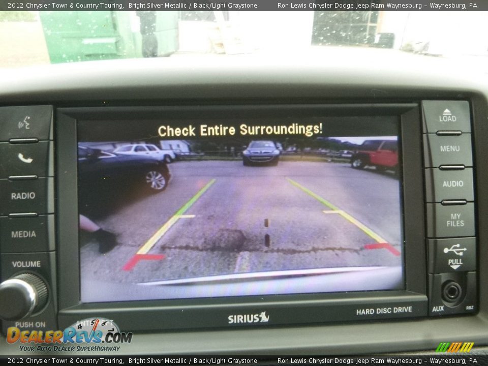 2012 Chrysler Town & Country Touring Bright Silver Metallic / Black/Light Graystone Photo #20