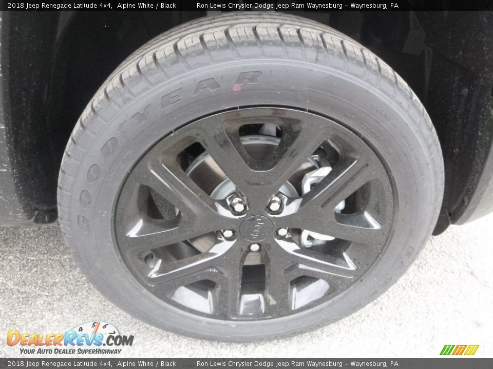 2018 Jeep Renegade Latitude 4x4 Alpine White / Black Photo #9
