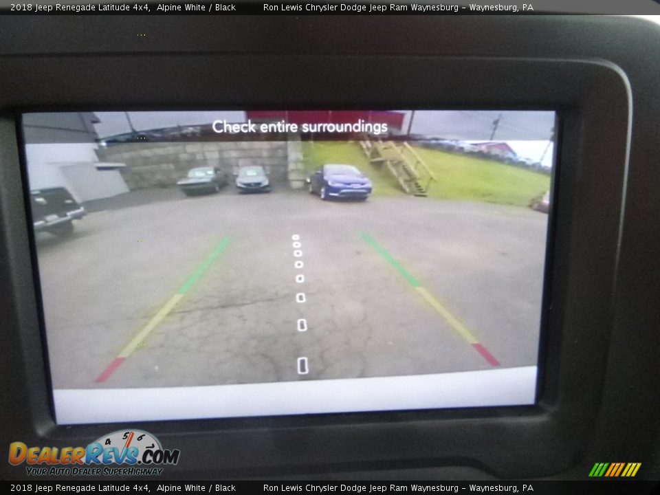 2018 Jeep Renegade Latitude 4x4 Alpine White / Black Photo #17