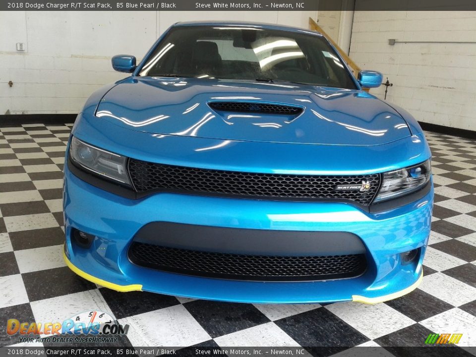 2018 Dodge Charger R/T Scat Pack B5 Blue Pearl / Black Photo #3