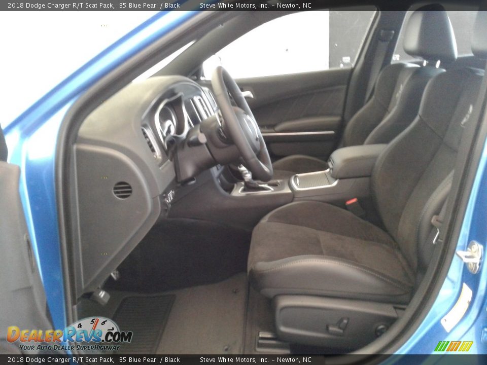 2018 Dodge Charger R/T Scat Pack B5 Blue Pearl / Black Photo #10