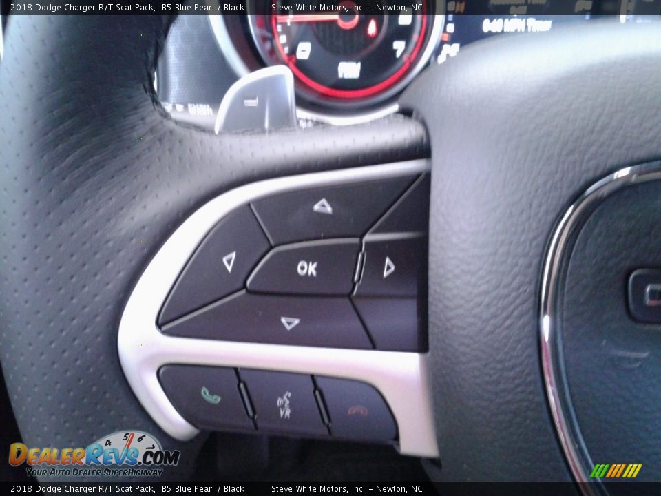2018 Dodge Charger R/T Scat Pack B5 Blue Pearl / Black Photo #17