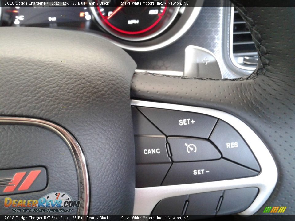 2018 Dodge Charger R/T Scat Pack B5 Blue Pearl / Black Photo #18