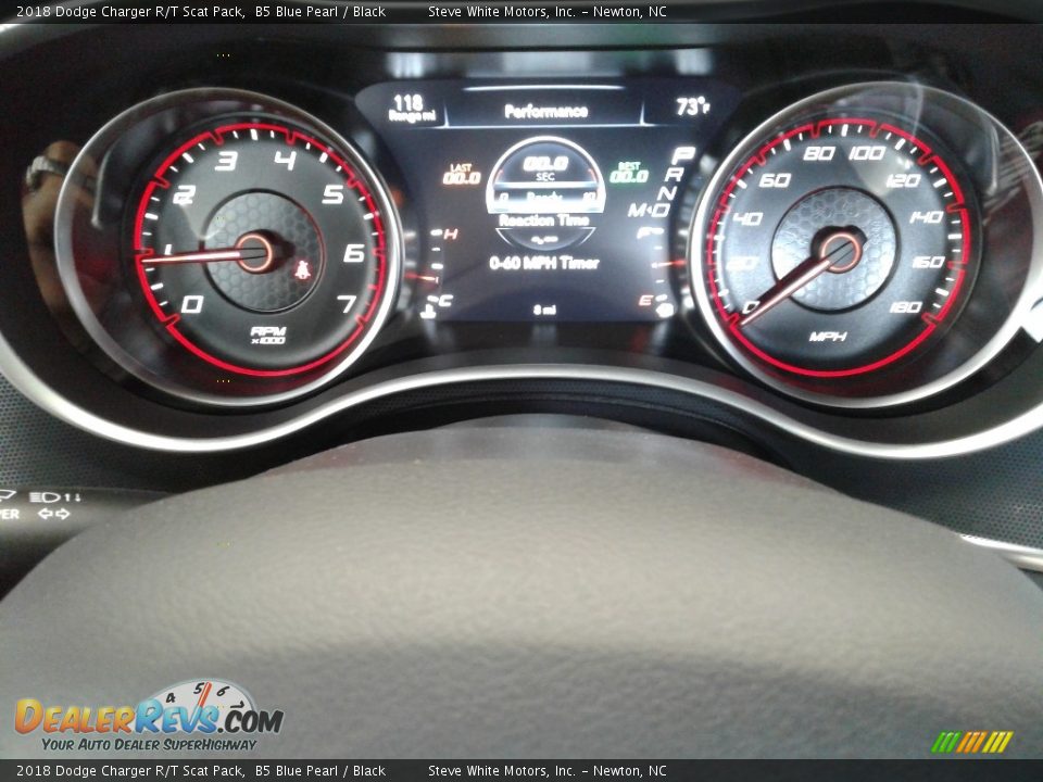 2018 Dodge Charger R/T Scat Pack B5 Blue Pearl / Black Photo #19