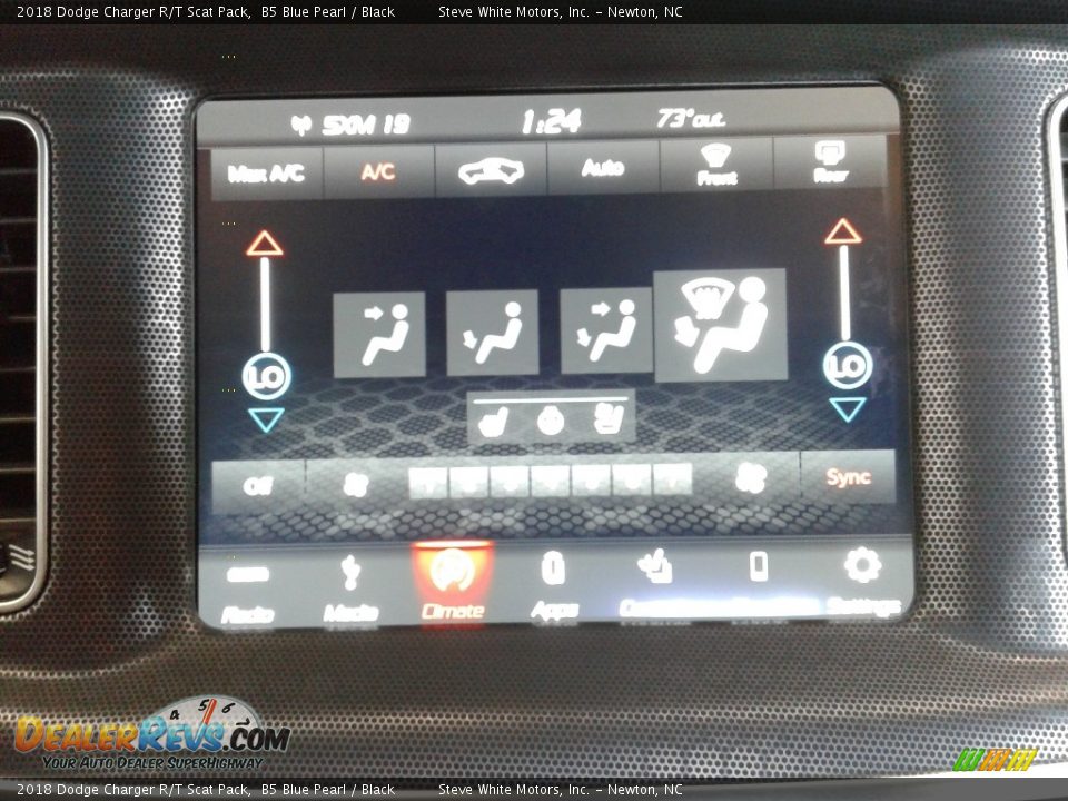 2018 Dodge Charger R/T Scat Pack B5 Blue Pearl / Black Photo #21