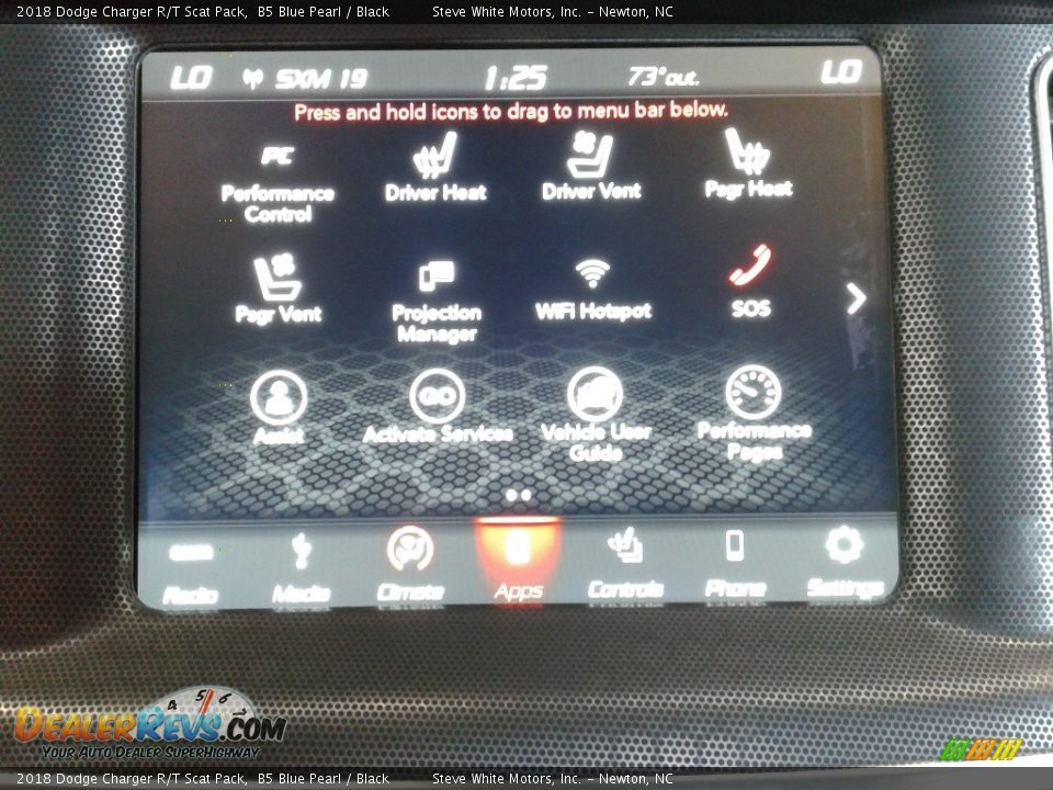 2018 Dodge Charger R/T Scat Pack B5 Blue Pearl / Black Photo #23