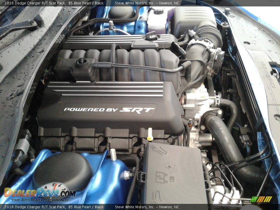 2018 Dodge Charger R/T Scat Pack B5 Blue Pearl / Black Photo #28