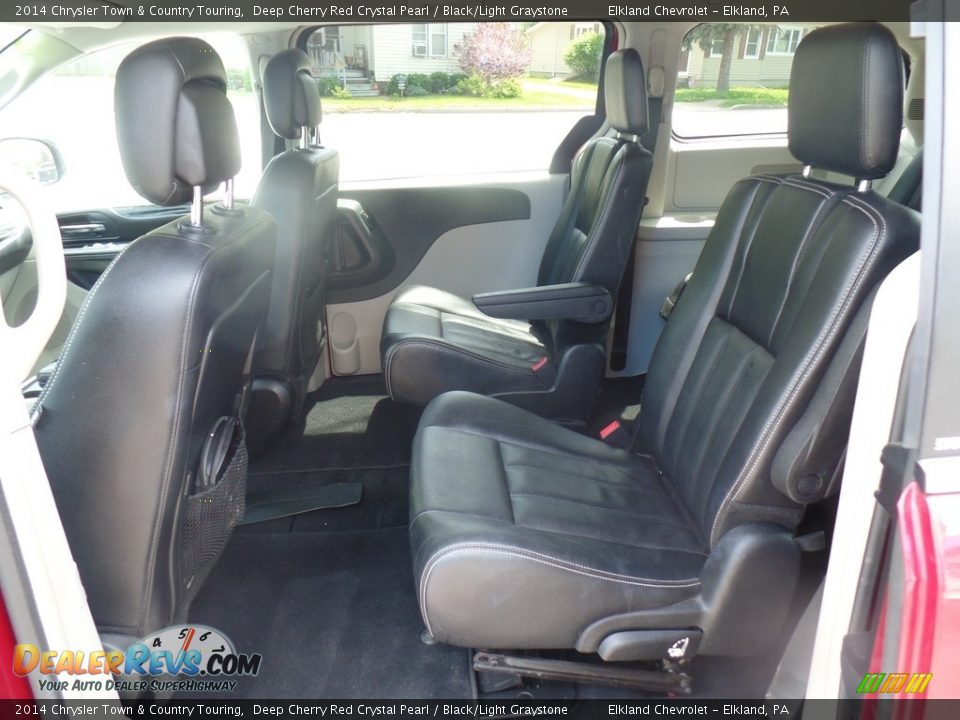 2014 Chrysler Town & Country Touring Deep Cherry Red Crystal Pearl / Black/Light Graystone Photo #30