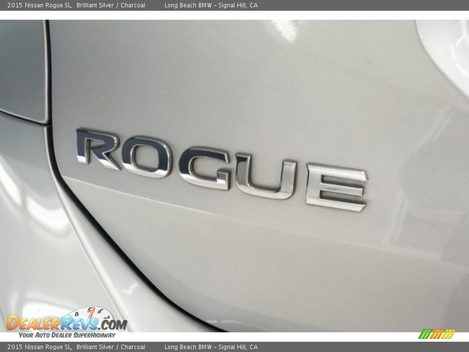 2015 Nissan Rogue SL Brilliant Silver / Charcoal Photo #7