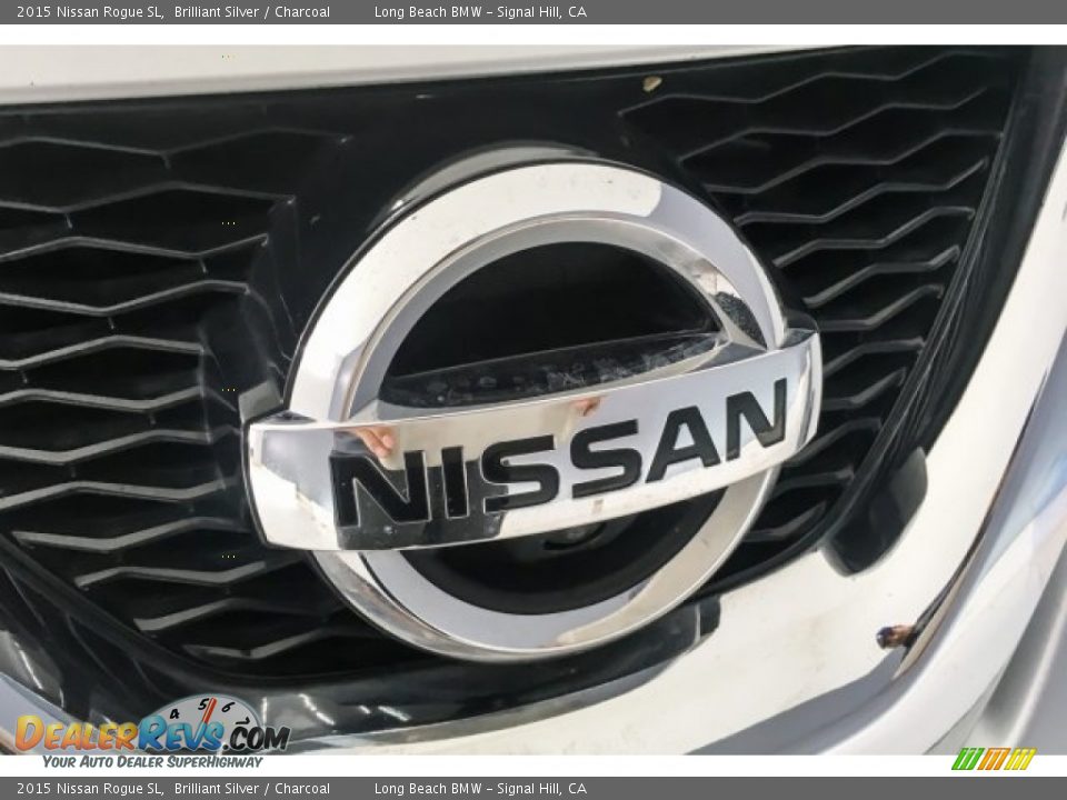 2015 Nissan Rogue SL Brilliant Silver / Charcoal Photo #30