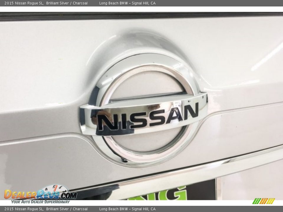 2015 Nissan Rogue SL Brilliant Silver / Charcoal Photo #32