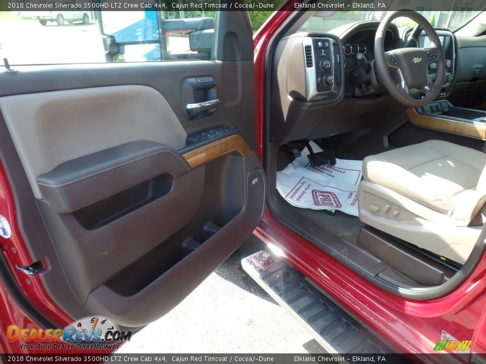 2018 Chevrolet Silverado 3500HD LTZ Crew Cab 4x4 Cajun Red Tintcoat / Cocoa/­Dune Photo #16
